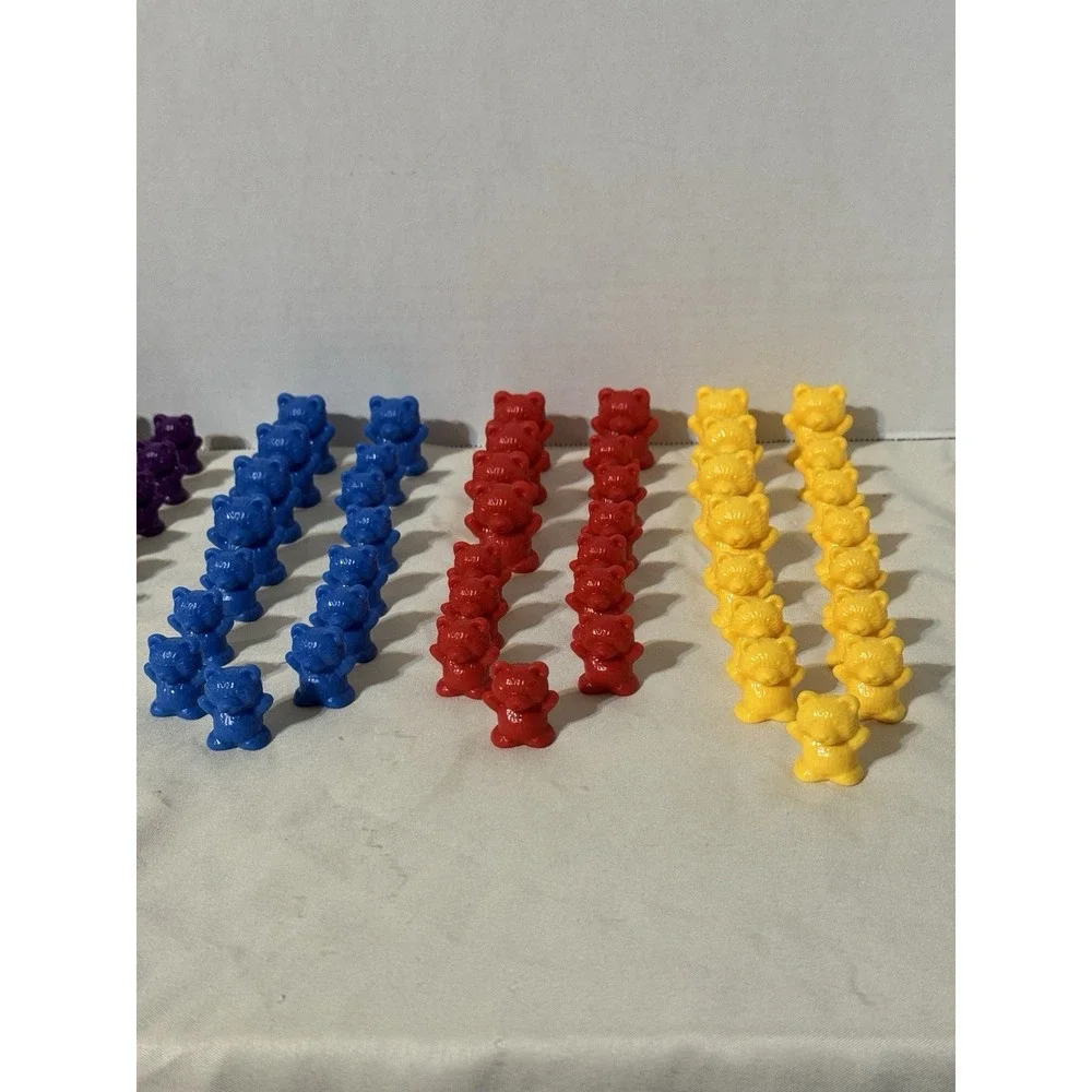 Counting Bears Set Learning Counting Color & Sorting Toy Math Educational 87 Pcs